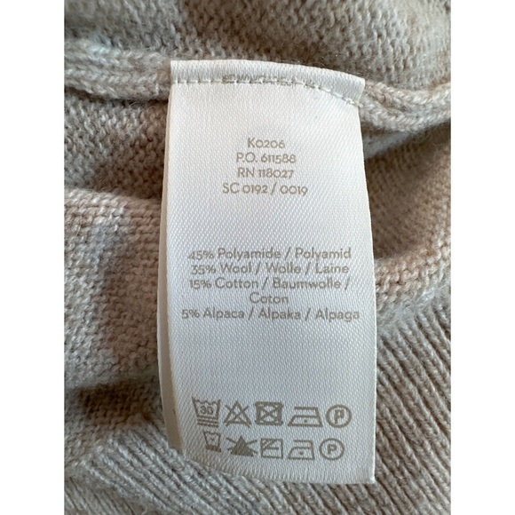 Boden Wool Blend V-Neck Pullover Sweatshirt - Picture 7 of 10